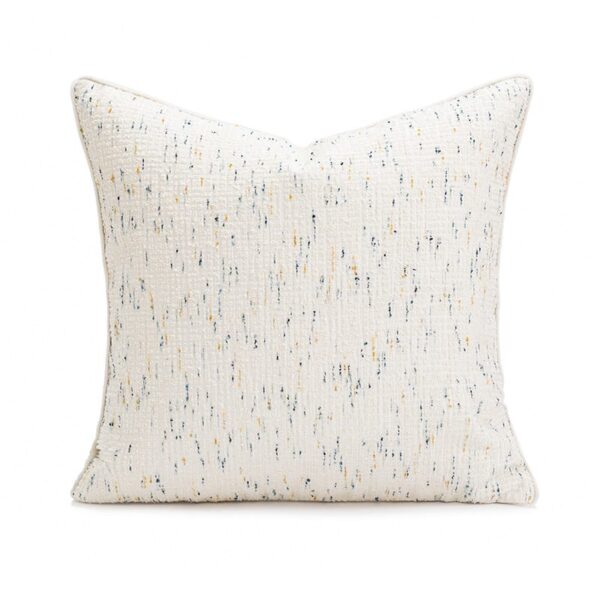 Coussin décoratif scandinave blanc cassé texturé Winter 45x45 cm pour salon